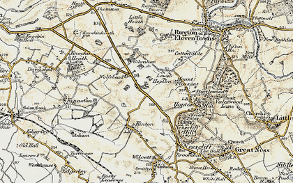 Old map of Lower Hopton in 1902