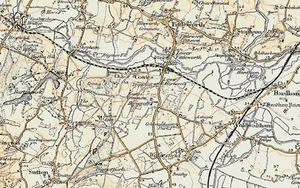 Old map of Lower Horncroft in 1897-1900