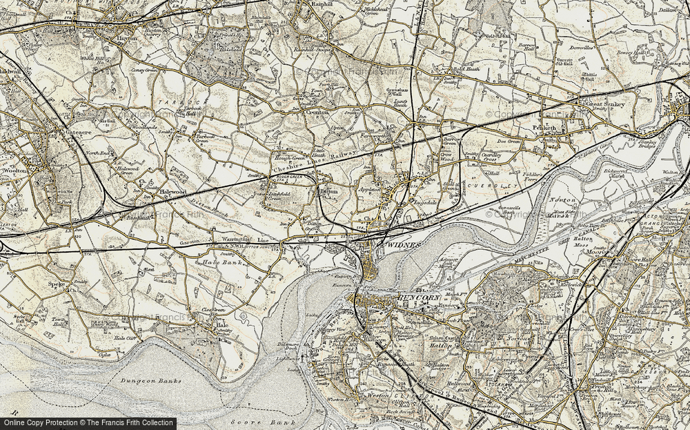 Old Map of Lower House, 1902-1903 in 1902-1903