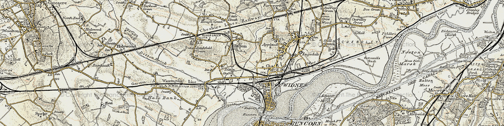 Old map of Lower House in 1902-1903