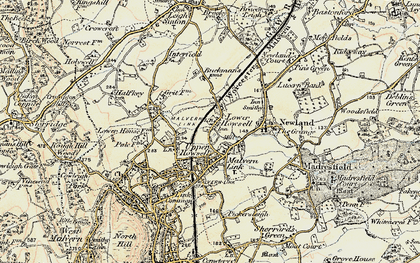 Old map of Lower Howsell in 1899-1901