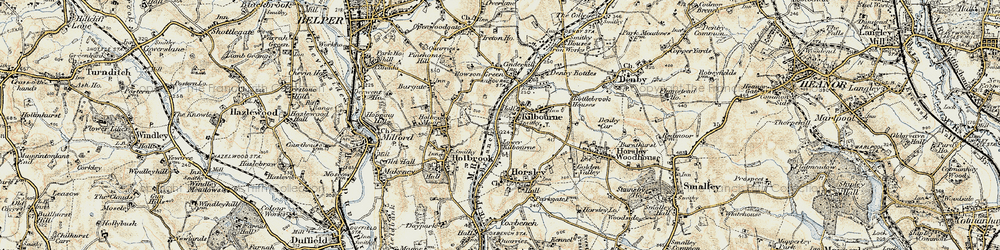 Old map of Lower Kilburn in 1902-1903