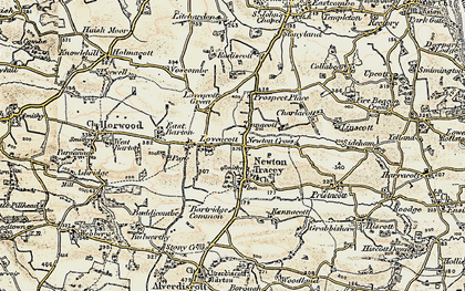 Old map of Lower Lovacott in 1900