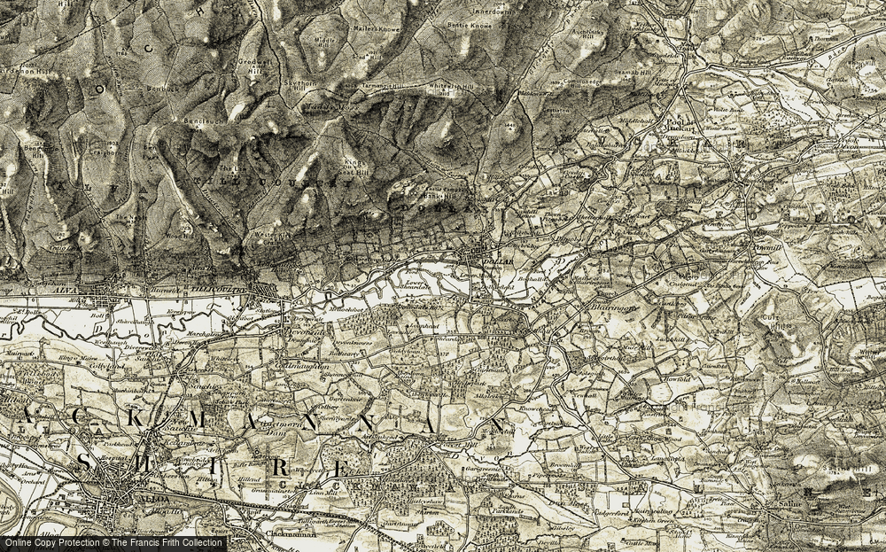 Old Map of Historic Map covering Sheardale in 1904-1908