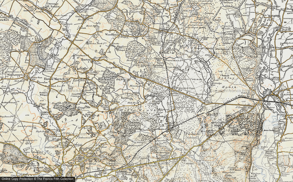 Old Map of Lower Mannington, 1897-1909 in 1897-1909