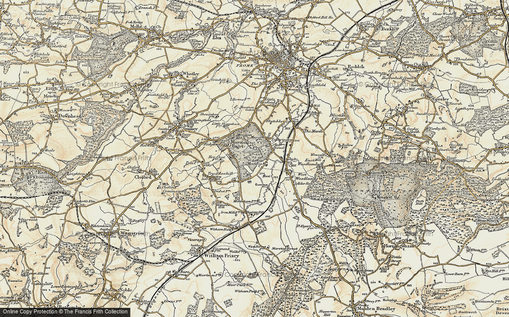Old Map of Lower Marston, 1897-1899 in 1897-1899