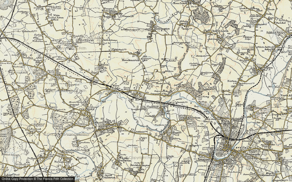 Old Map of Lower Moor, 1899-1901 in 1899-1901