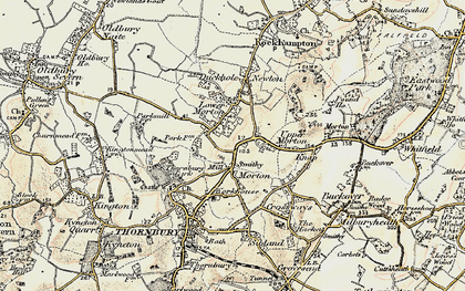 Old map of Lower Morton in 1899