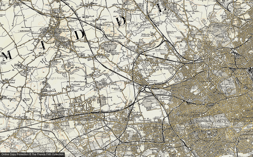 Old Map of Lower Place, 1897-1909 in 1897-1909