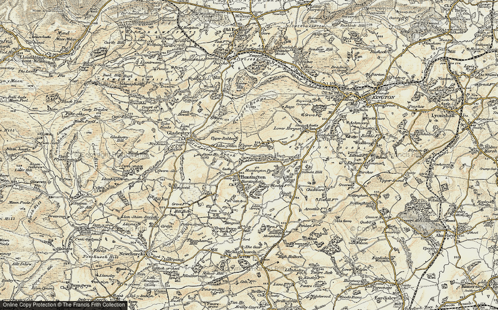 Old Map of Lower Rabber, 1900-1903 in 1900-1903