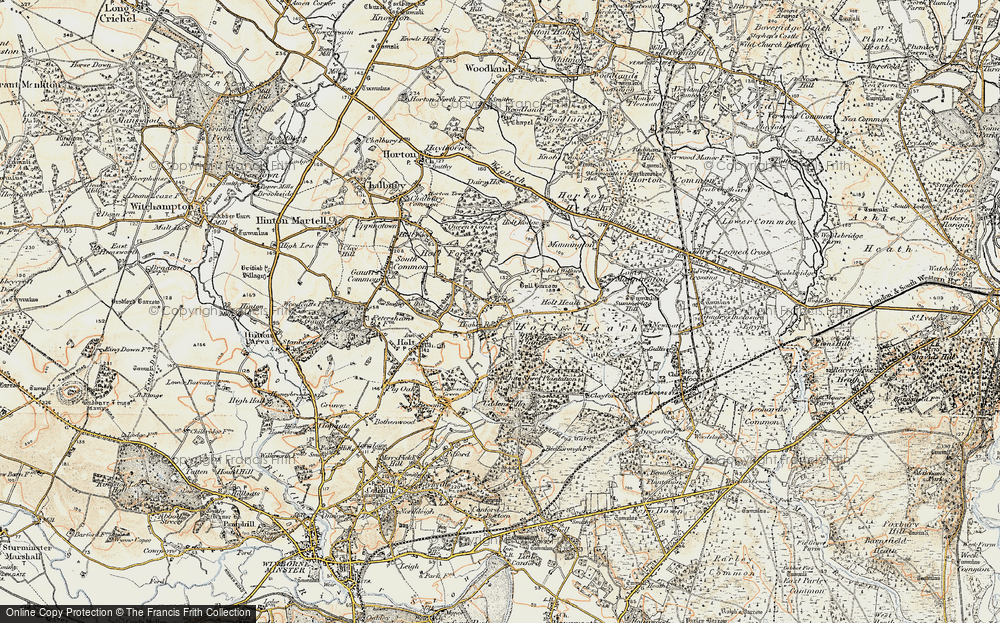 Old Map of Lower Row, 1897-1909 in 1897-1909