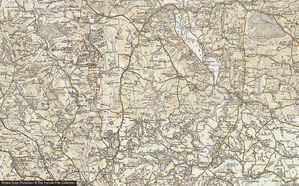 Old Map of Lower Sapey, 1899-1902 in 1899-1902