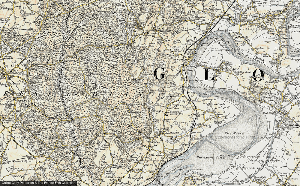 Old Map of Lower Soudley, 1899-1900 in 1899-1900