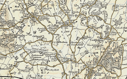 Old map of Lower Southfield in 1899-1901