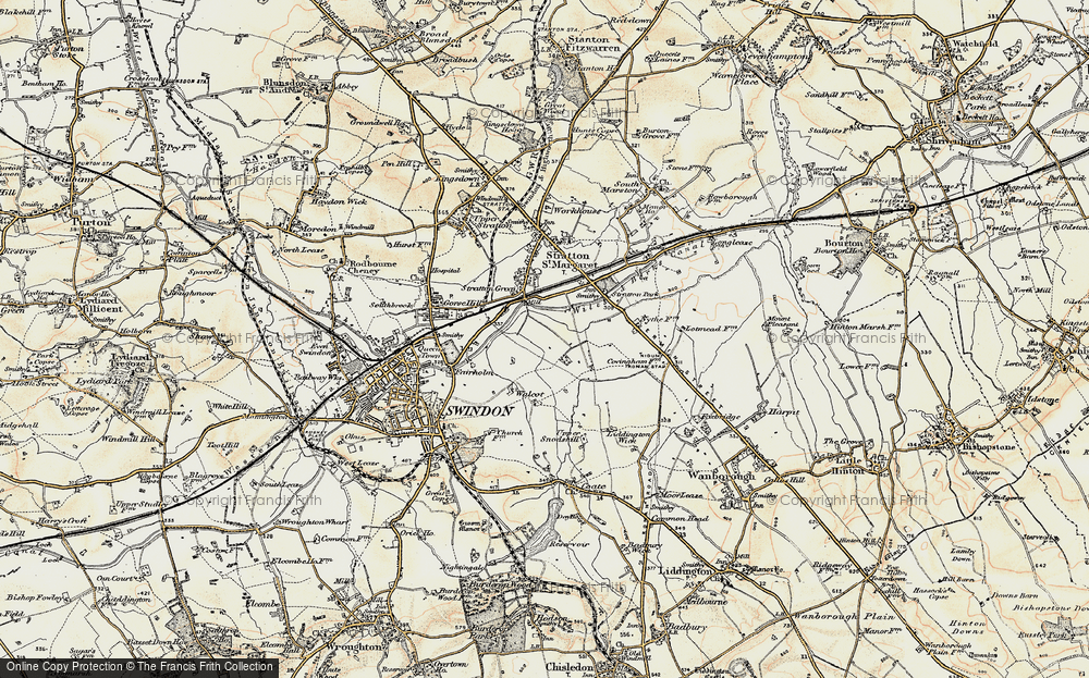 Old Map of Lower Stratton, 1897-1899 in 1897-1899