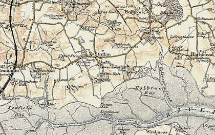 Old map of Lower Street in 1898-1901