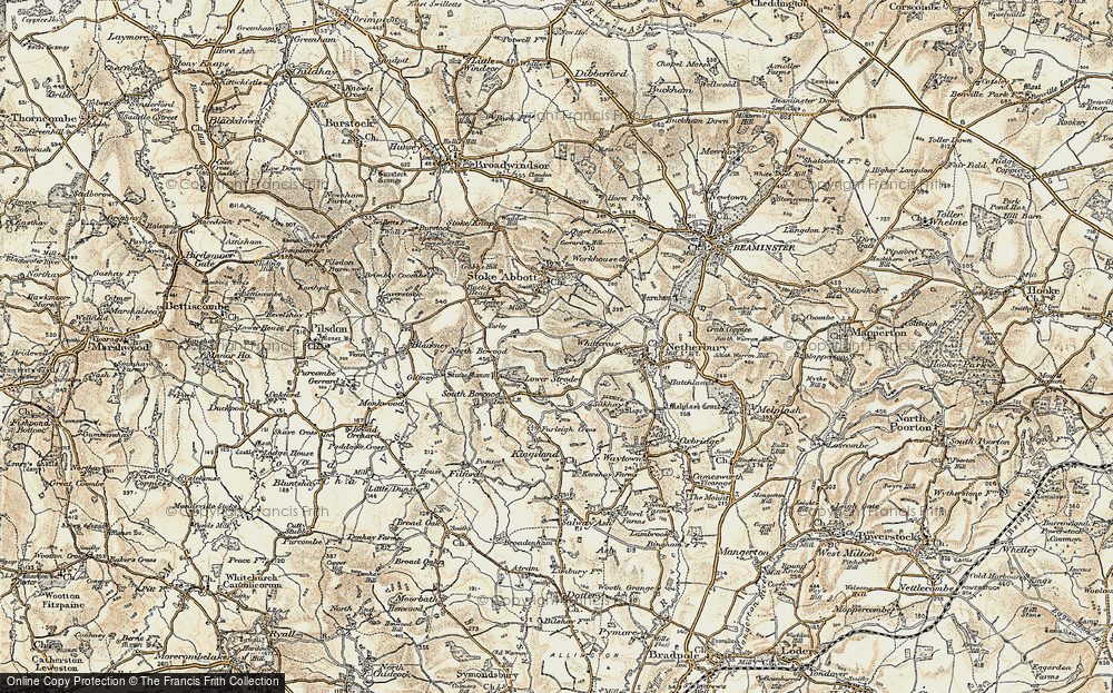 Old Map of Lower Strode, 1898-1899 in 1898-1899