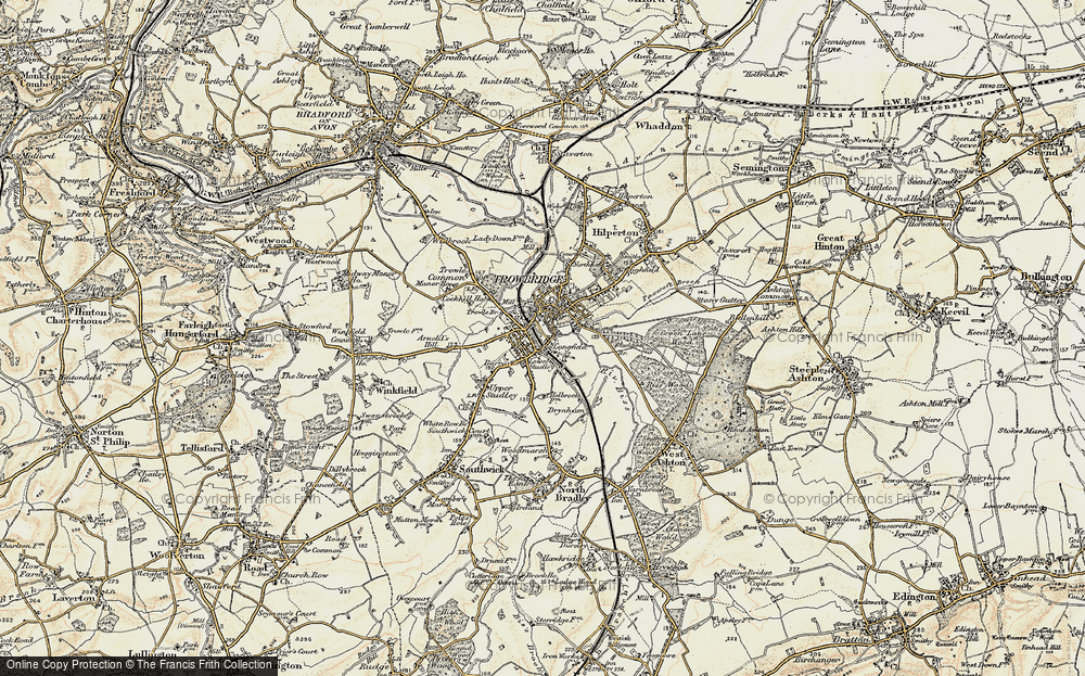 Old Map of Lower Studley, 1898-1899 in 1898-1899