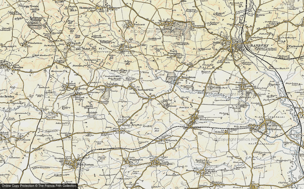 Old Map of Lower Tadmarton, 1898-1901 in 1898-1901