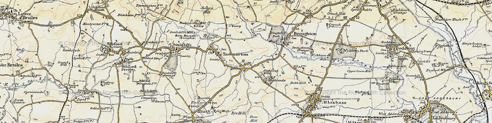Old map of Lower Tadmarton in 1898-1901
