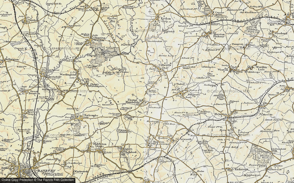 Old Map of Lower Thorpe, 1898-1901 in 1898-1901