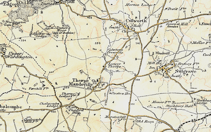 Old map of Lower Thorpe in 1898-1901