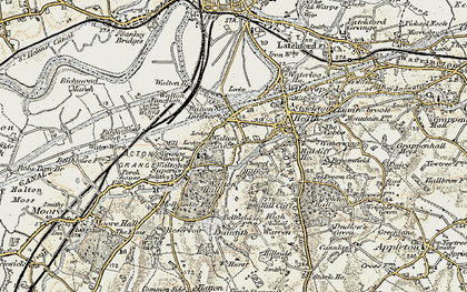 Old map of Lower Walton in 1902-1903