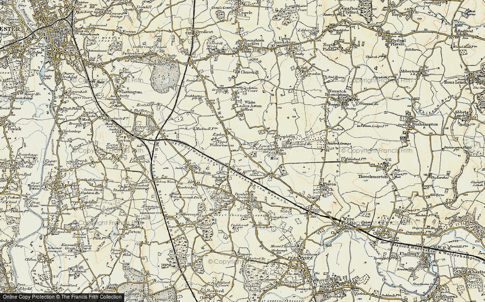 Old Map of Lower Wolverton, 1899-1901 in 1899-1901