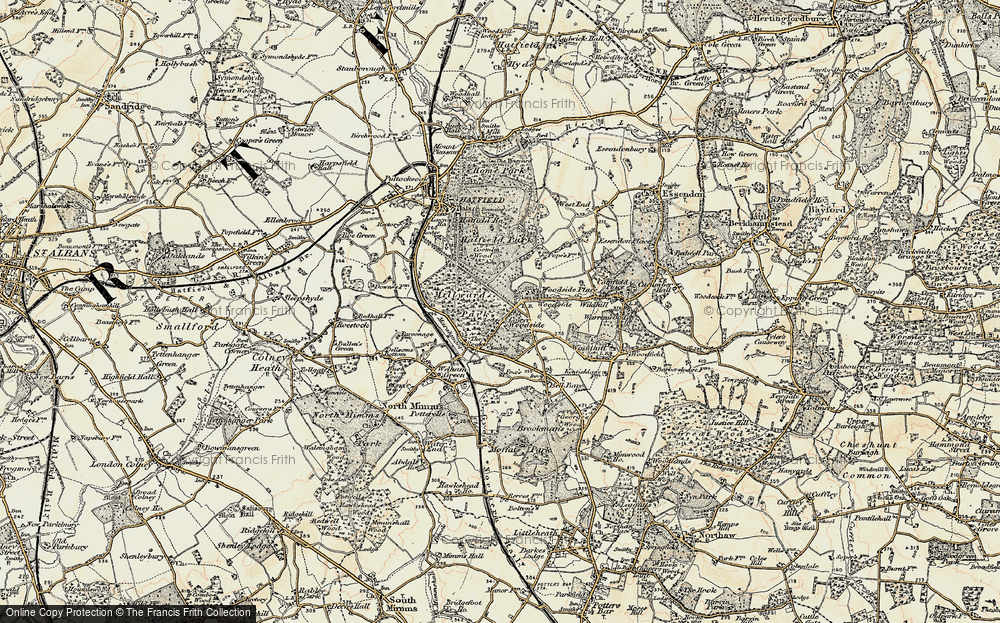 Old Map of Lower Woodside, 1898 in 1898