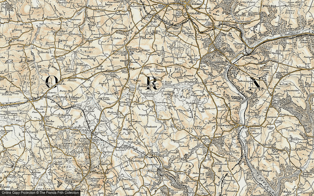 Old Map of Lowertown, 1900 in 1900