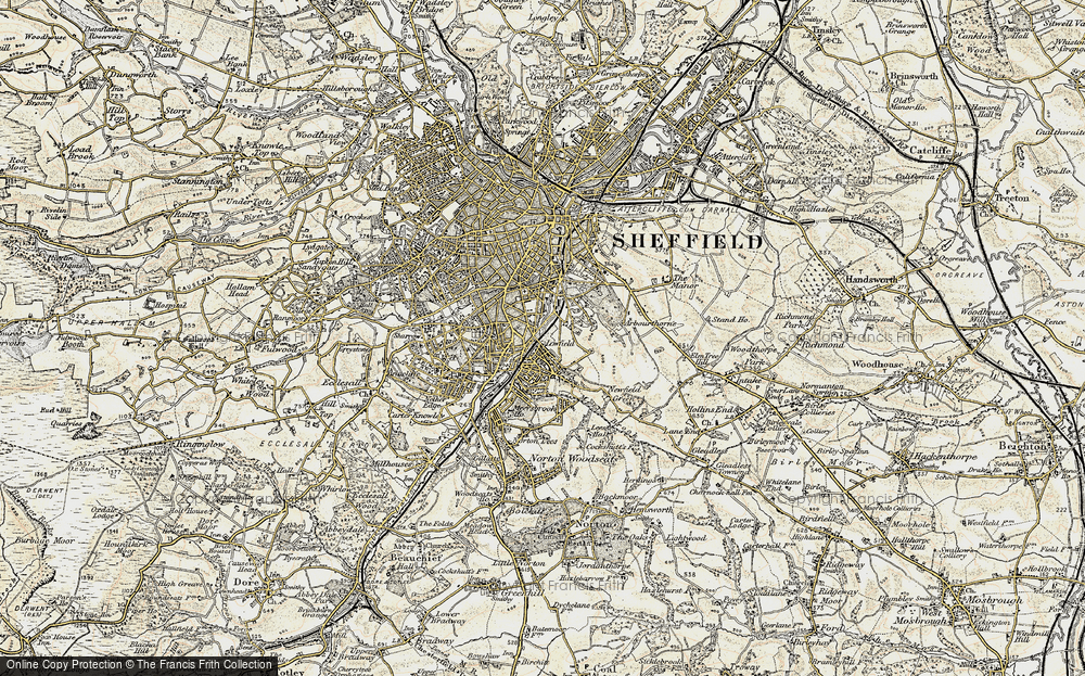 Old Map of Lowfield, 1902-1903 in 1902-1903