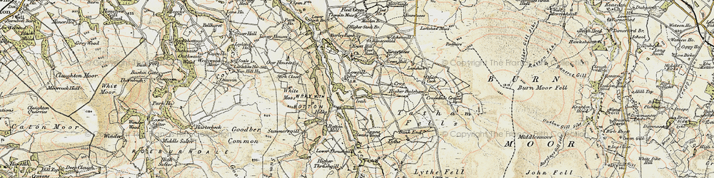 Old map of Aikengill in 1903-1904