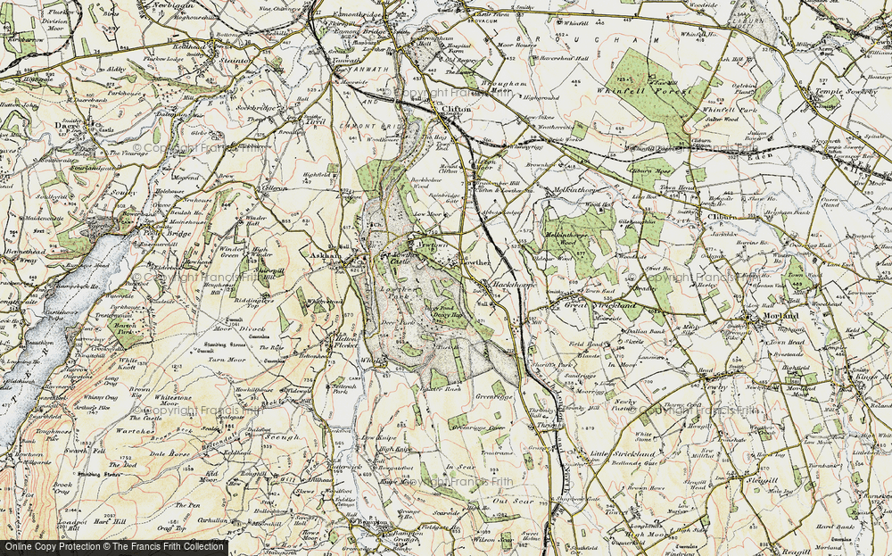 Old Map of Lowther, 1901-1904 in 1901-1904