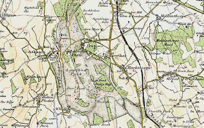 Old map of Lowther in 1901-1904