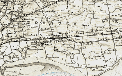 Old map of Lowthertown in 1901-1904