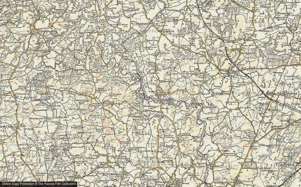 Old Map of Loxwood, 1897-1900 in 1897-1900
