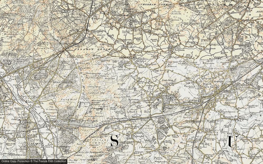 Old Map of Lucas Green, 1897-1909 in 1897-1909