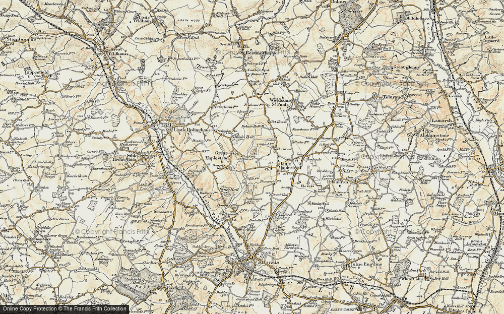 Old Map of Lucking Street, 1898-1901 in 1898-1901