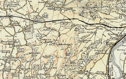 Old map of Luddesdown in 1897-1898