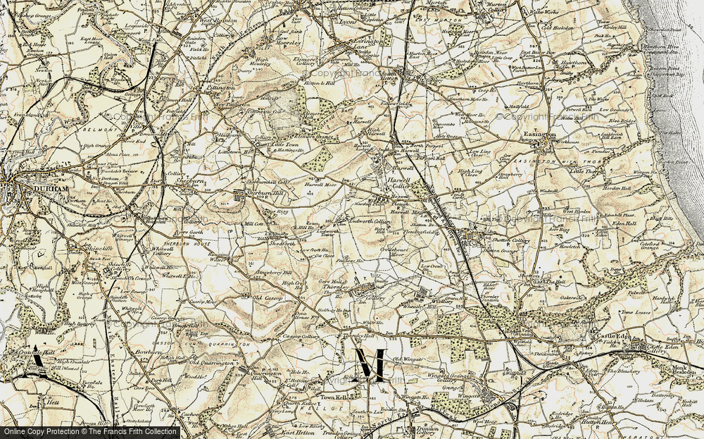 Old Map of Ludworth, 1901-1904 in 1901-1904