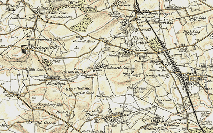 Old map of Ludworth in 1901-1904