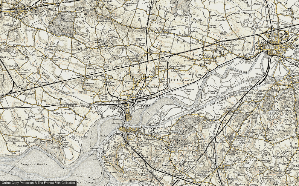 Old Map of Lugsdale, 1902-1903 in 1902-1903