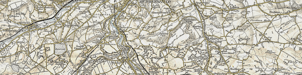 Old map of Lumb in 1903