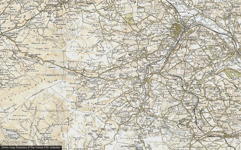 Old Map of Lumb Foot, 1903-1904 in 1903-1904