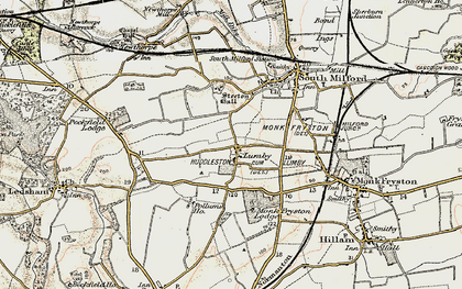 Old map of Lumby in 1903