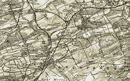 Old map of Tollie Hill in 1903-1906