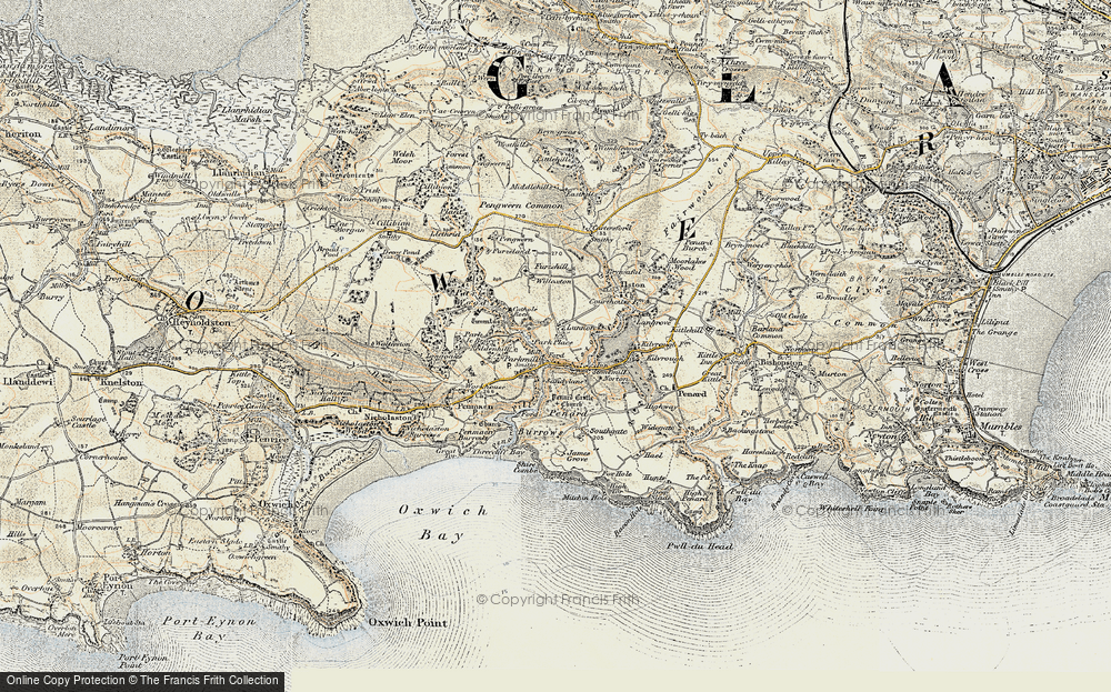 Old Map of Lunnon, 1900-1901 in 1900-1901