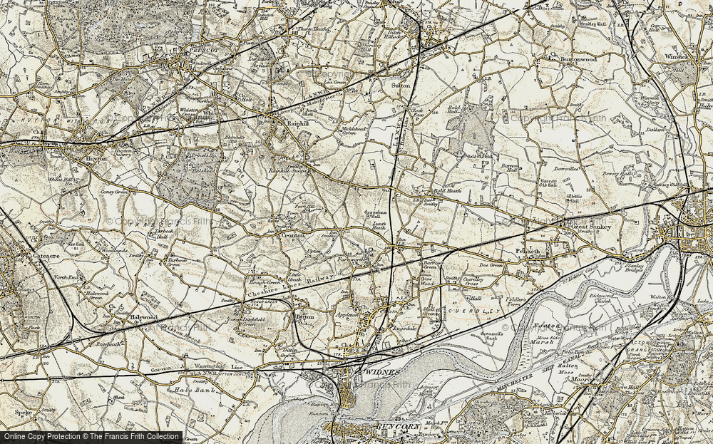 Old Map of Lunts Heath, 1903 in 1903