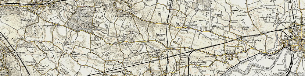 Old map of Lunts Heath in 1903