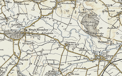 Old map of Lupin in 1902